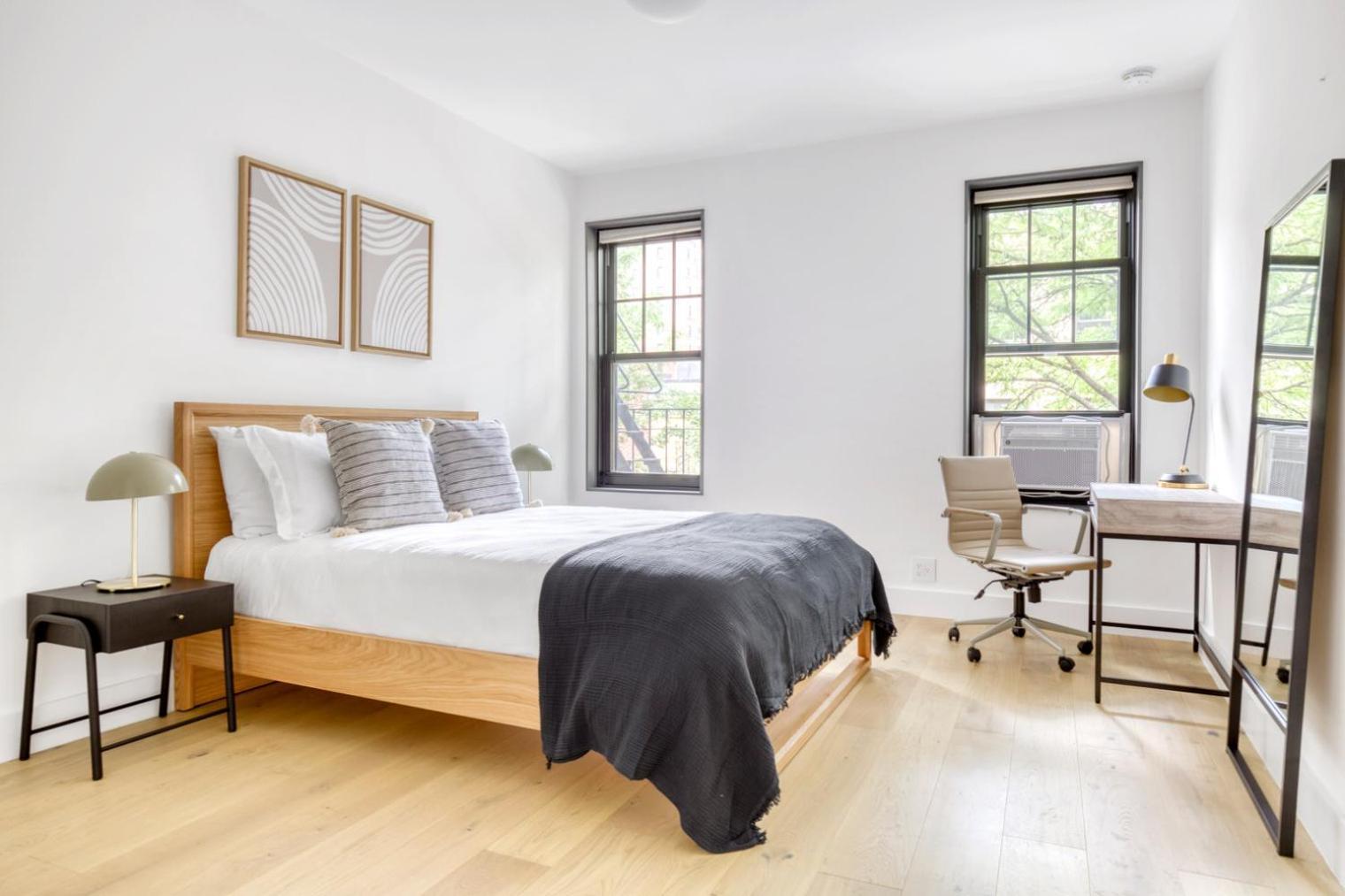 Apartment Bk Heights 2br W Wd Elevator Nr Promenade Nyc-910 *